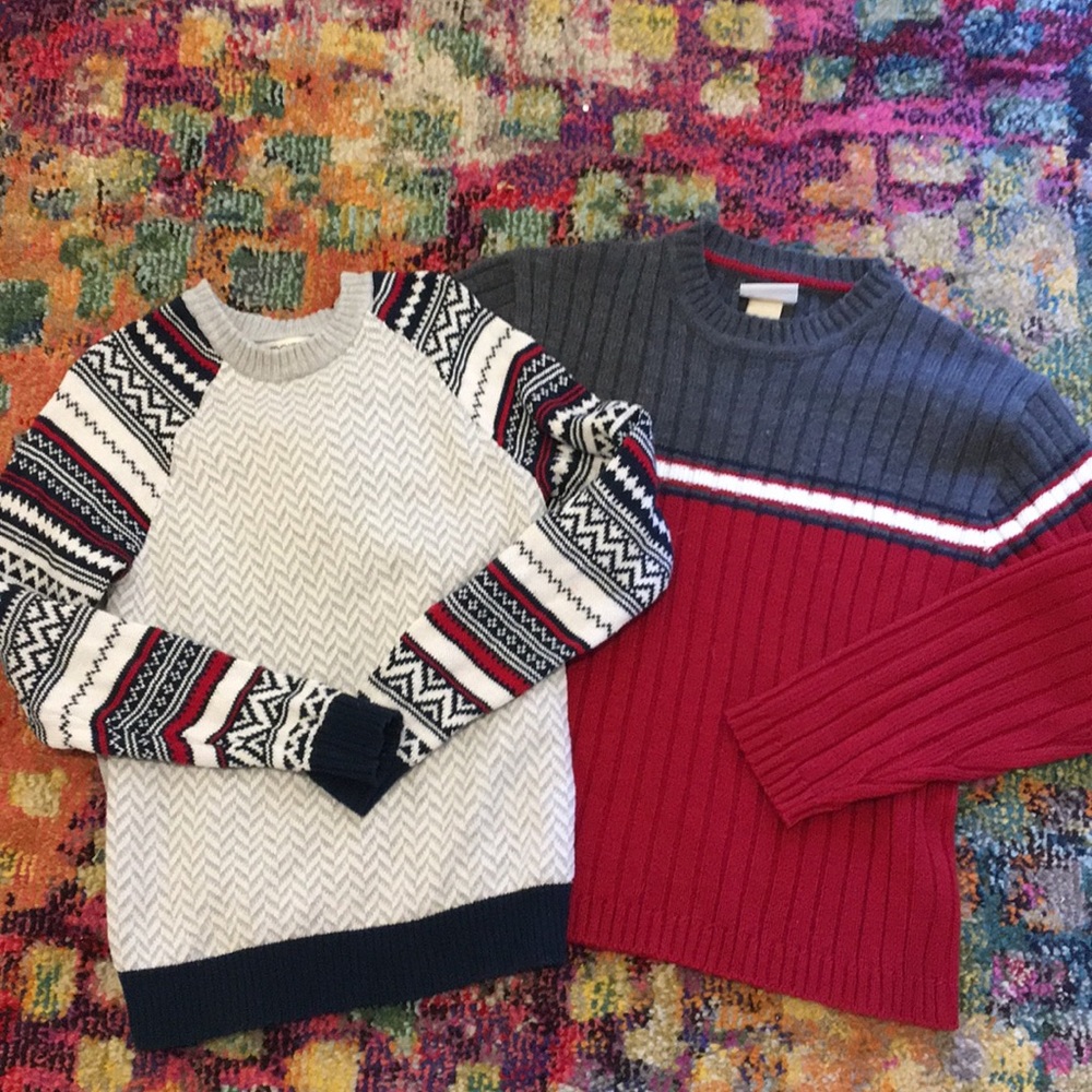 Boys sweater lot size small 6 7